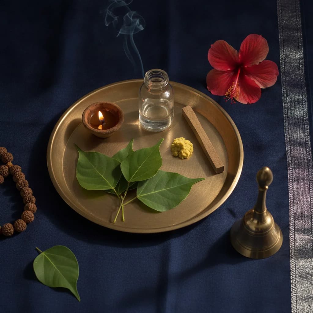 Bilva Patra + Ganga Jal Chadhava