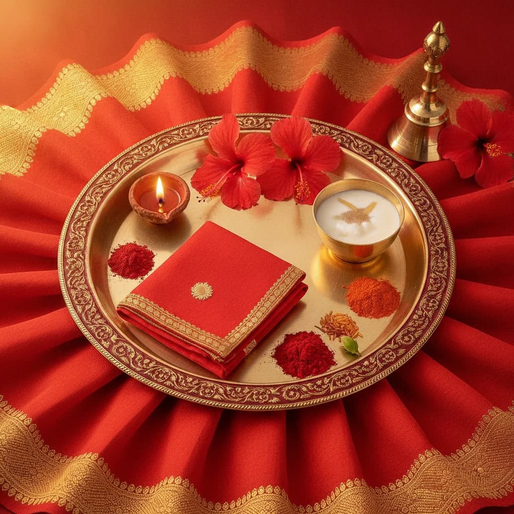 Ghatasthapana Shringar Thali