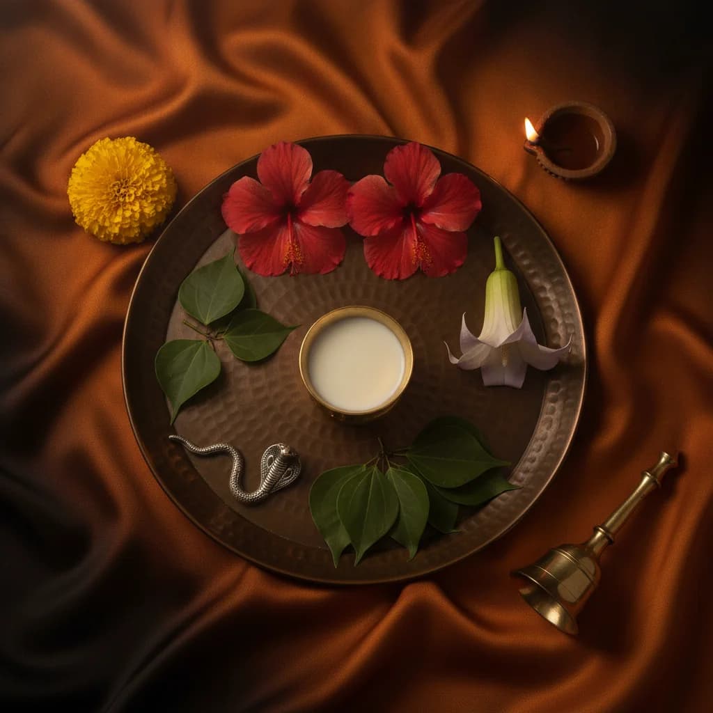 Naag Doodh Abhishek Datura Bhog Thali
