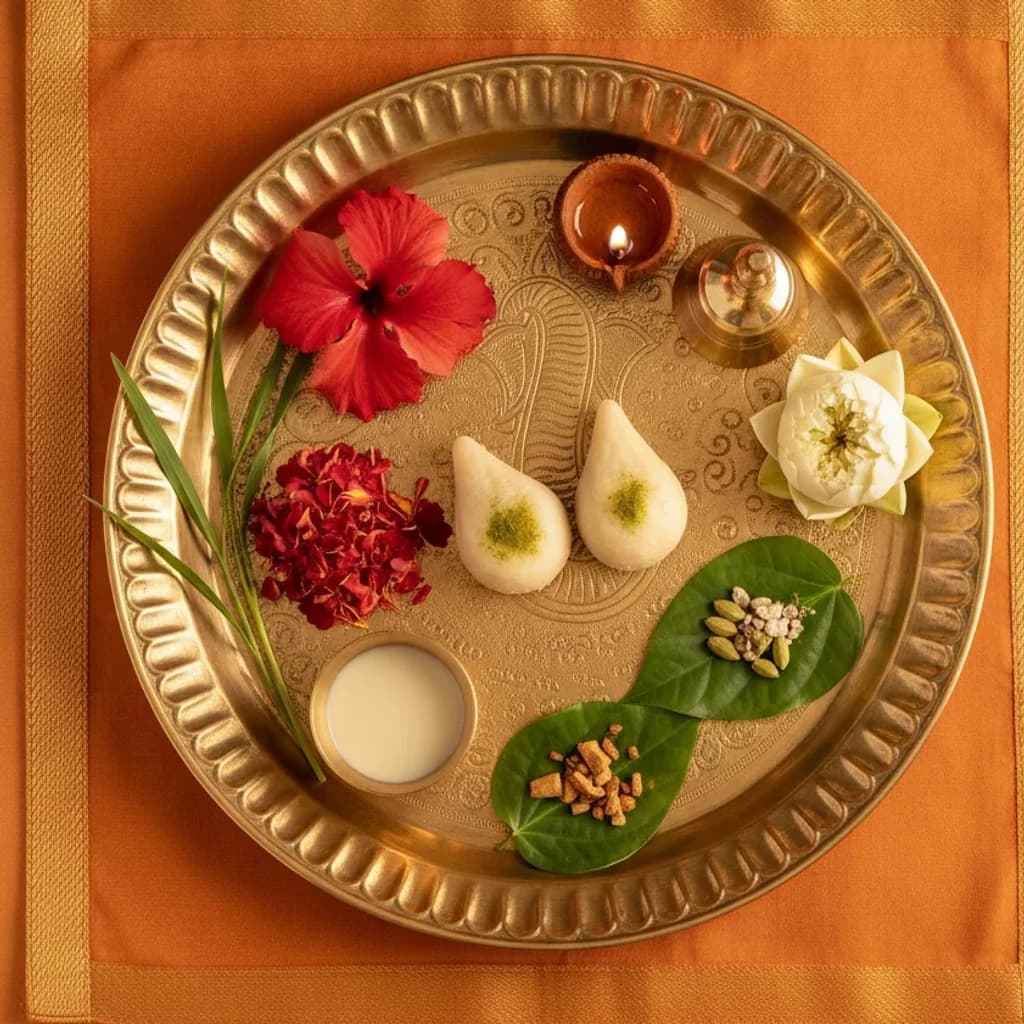 विघ्नहर्ता मोदक भोग थाली