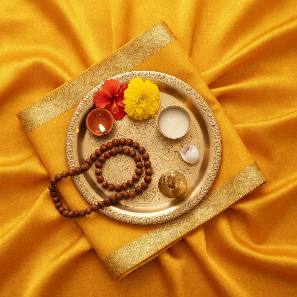 बहुड़ा तुलसी-पुष्प अर्पण