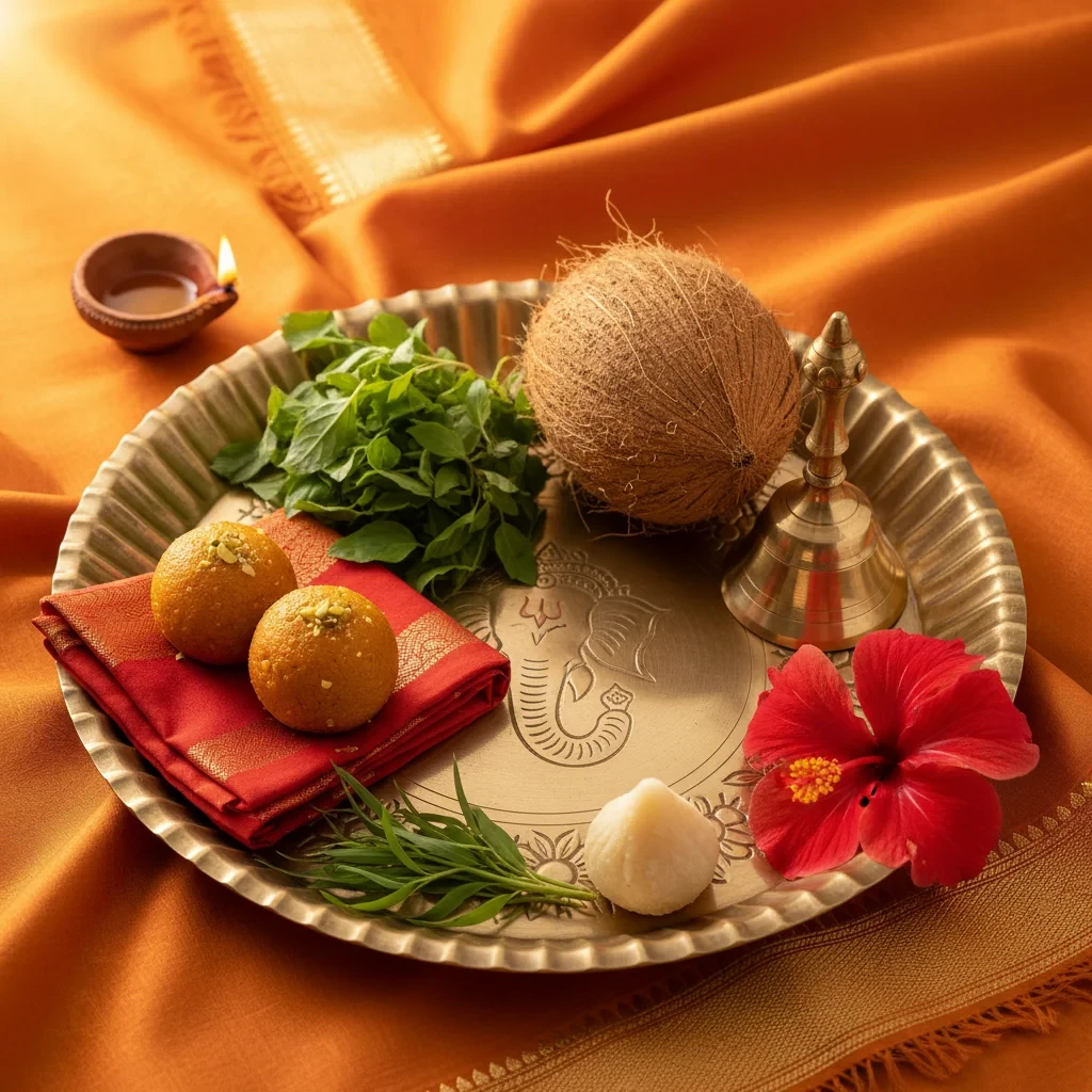 विघ्न निवारण भोग थाली