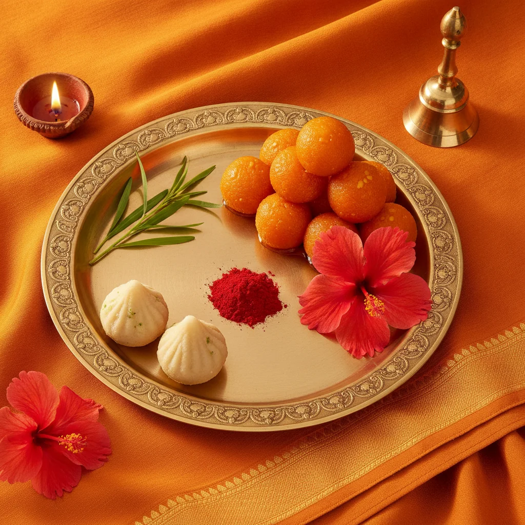 विघ्न निवारण भोग थाली