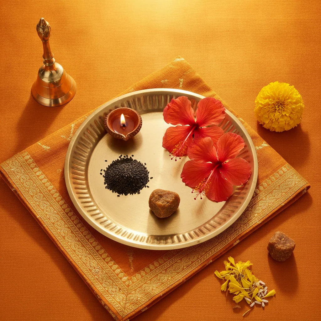 तिल-गुड़ अर्घ्य अर्पण
