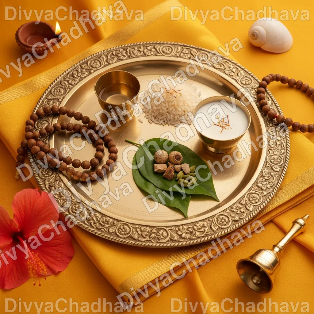 Bhima-Vrata Charanamrit Thali