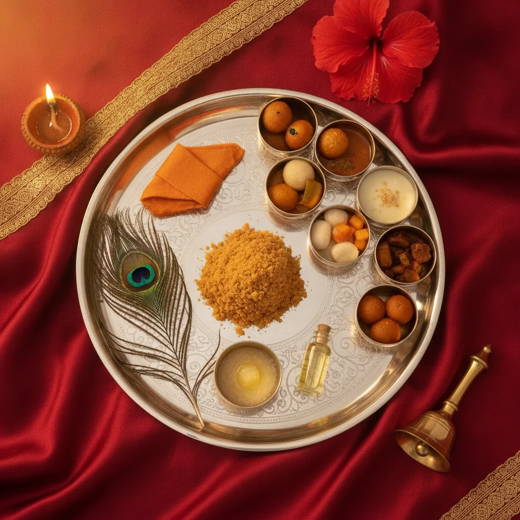 सम्पूर्ण श्याम महा-थाली