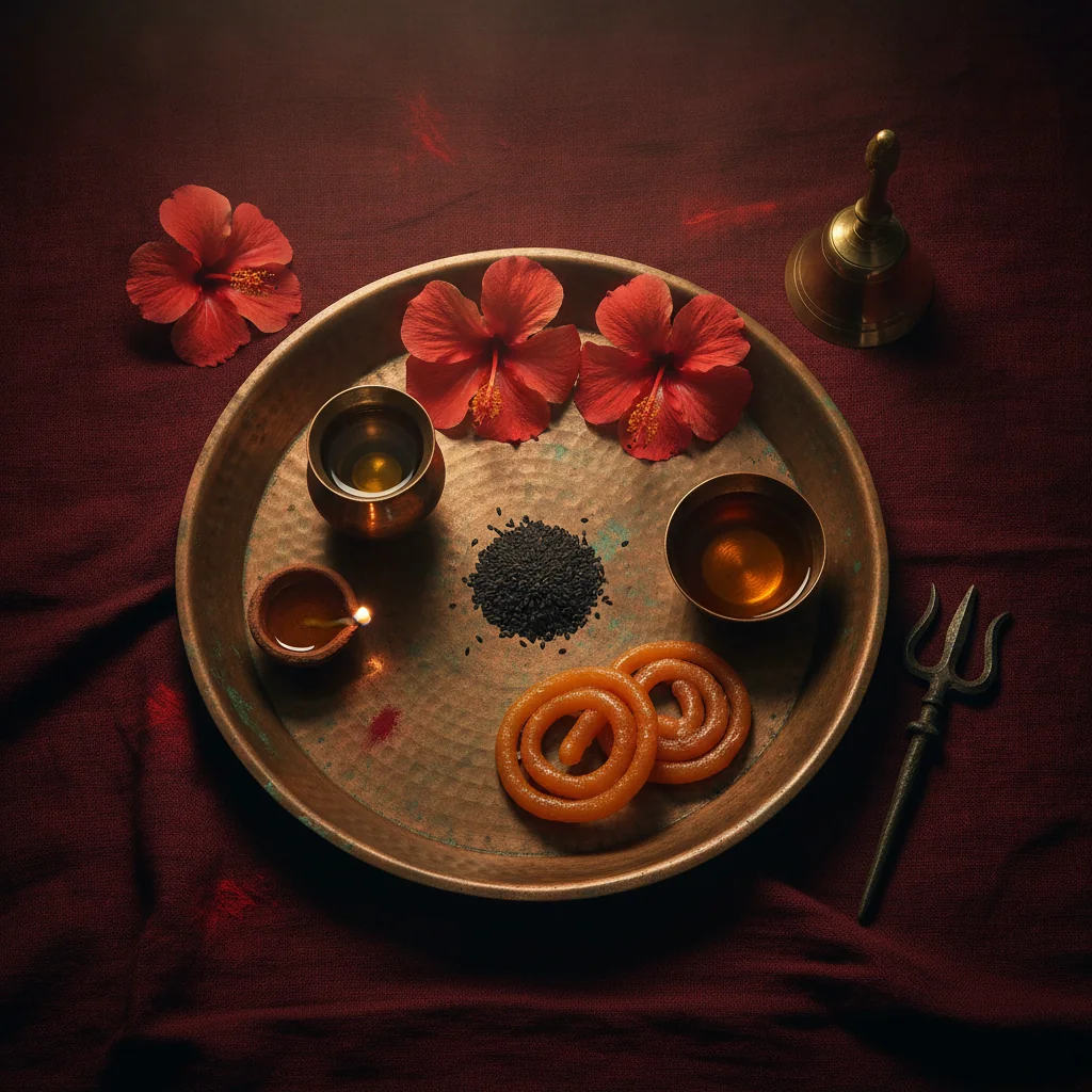 मधु अभिषेक मदिरा भोग थाली