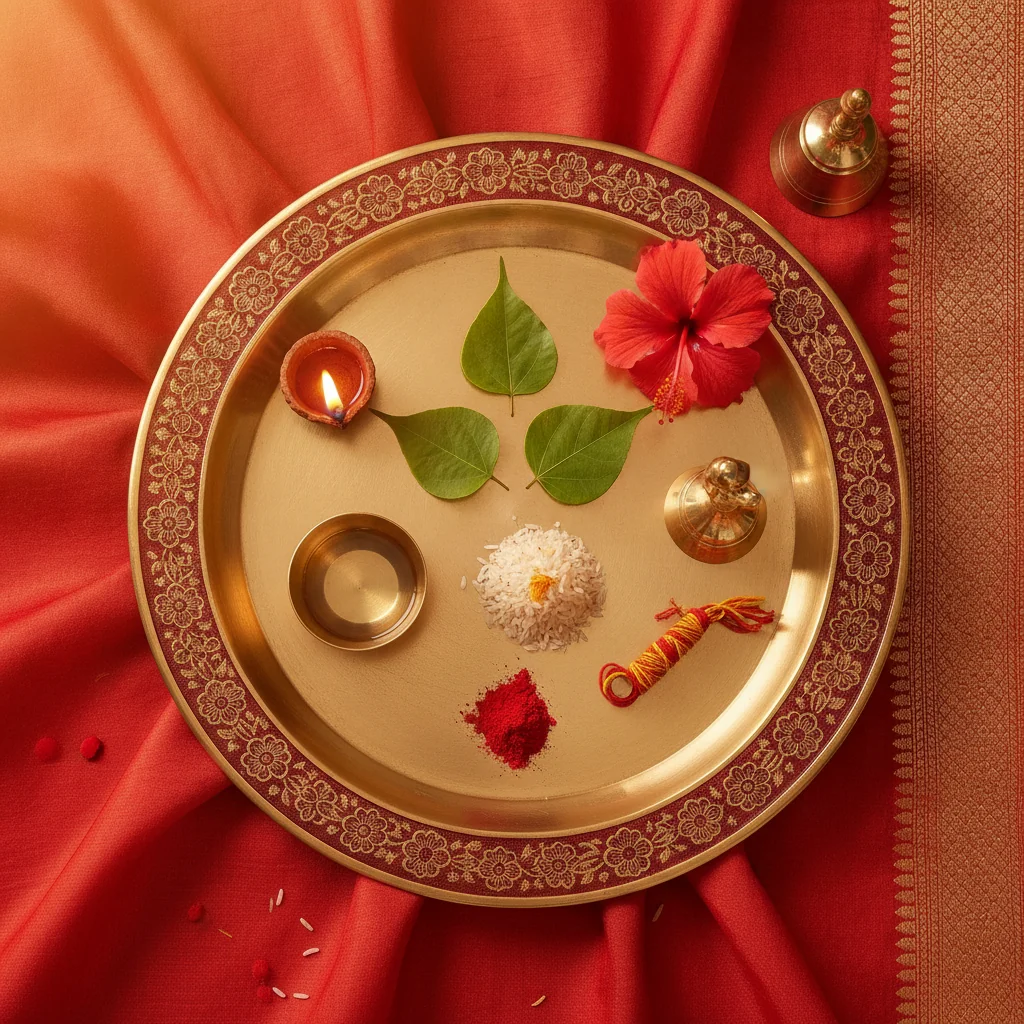 Couple Suhag-Bandhan Vat-Vrat Thali