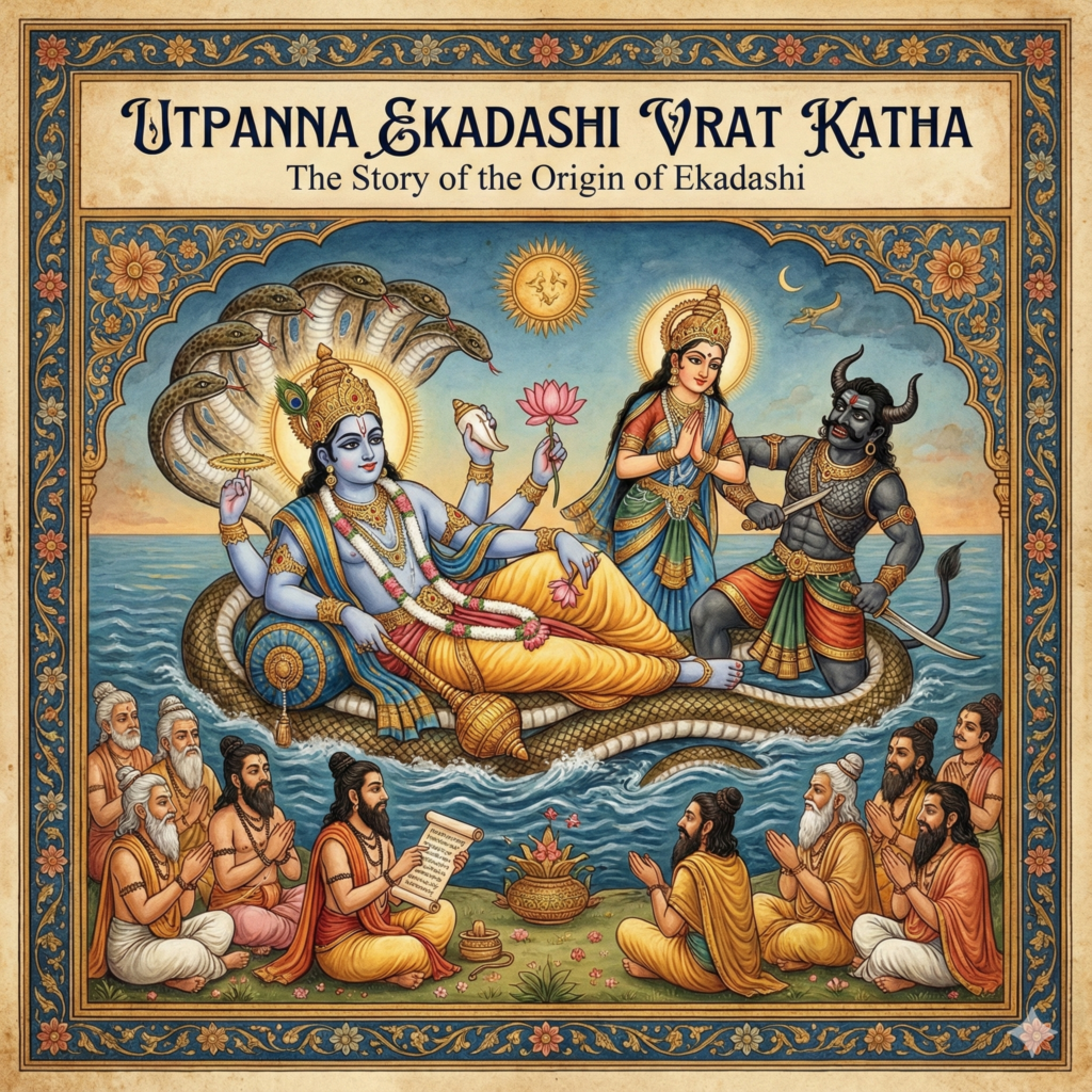 Utpanna Ekadashi Vrat Katha (The Origin Story)