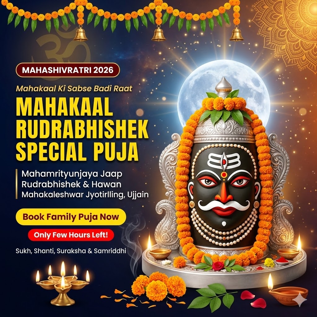 Mahamrityunjaya Jaap + Havan + Rudrabhishek - MahaShivratri at Mahakaal